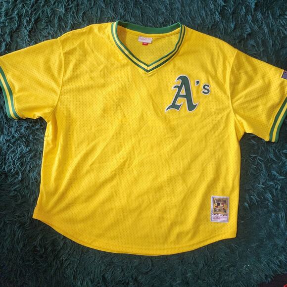 Mitchell & Ness Oakland Athletics #25 Cooperstown Authentic Collection Jersey - Picture 1 of 7
